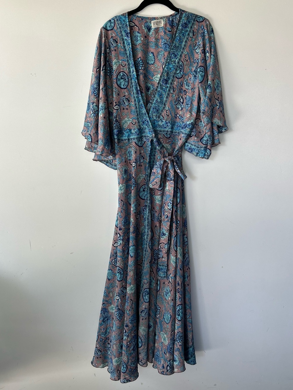 Silk wrap dress